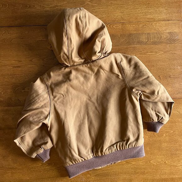 Carhartt tan canvas jacket 4T NWOT - Picture 7 of 7